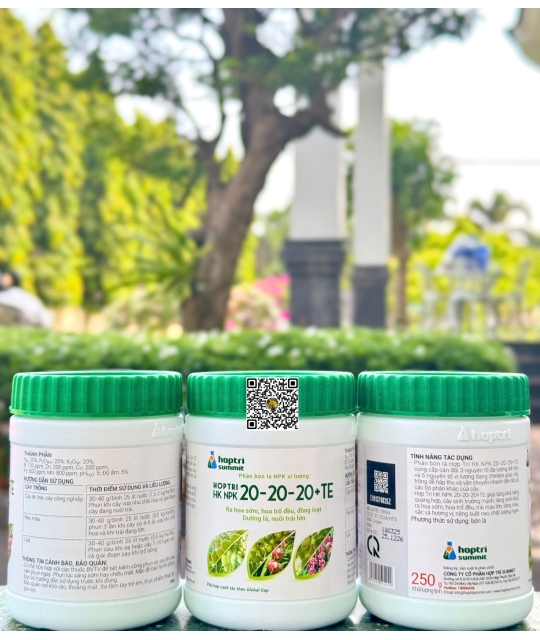 HK NPK 20-20-20 - 250gr + TE x 72 hũ