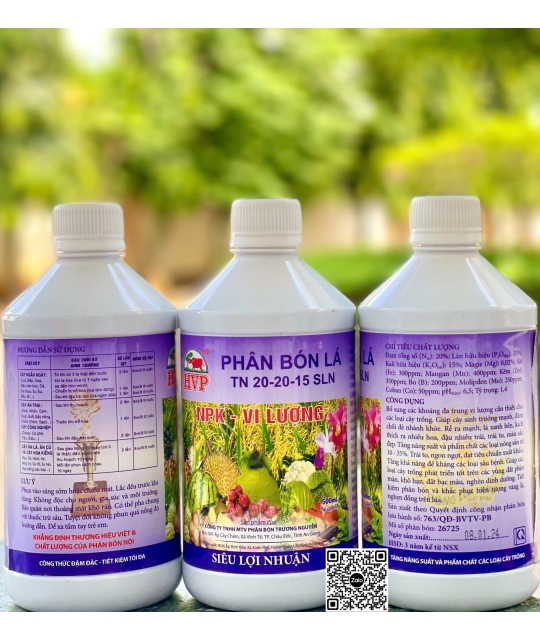 20.20.15 HVP - 500ml x 40 chai (TN - 101S)