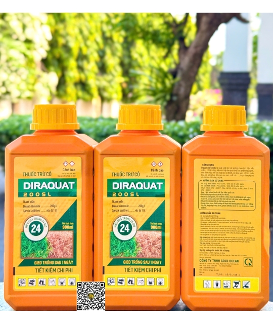 Cỏ Cháy 200SL 24h Cam - 900ml (Diraquat 200SL)