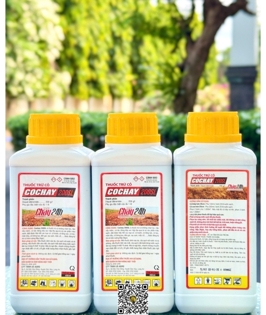 Cỏ Cháy 200SL 24H Trắng - 450ml x 40 chai