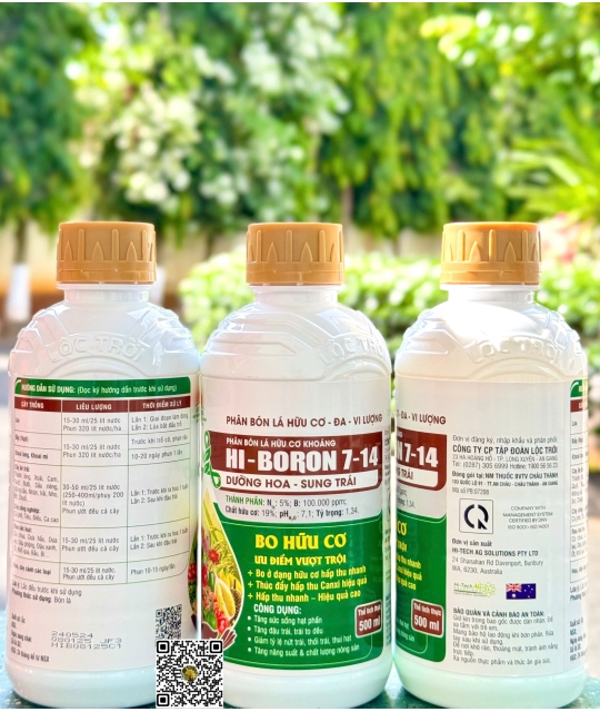 Hi Boron 7.14 - 500ml x 20 chai