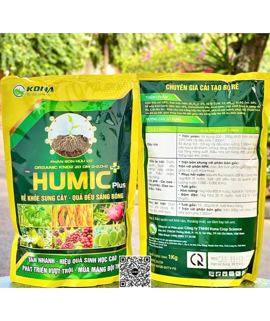 Humic Trichoderma Plus KONA - 1kg x 20 gói
