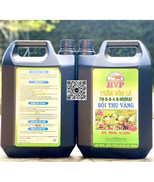 K Humat 6.6.4 HVP - 5 lít (Đen) x 4 Can