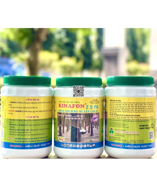Kinafon 2.5 PA Dầu Cao Su - 900gr