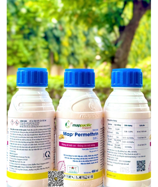 Map Permethrin 50EC Sâu - 480ml x 20 chai