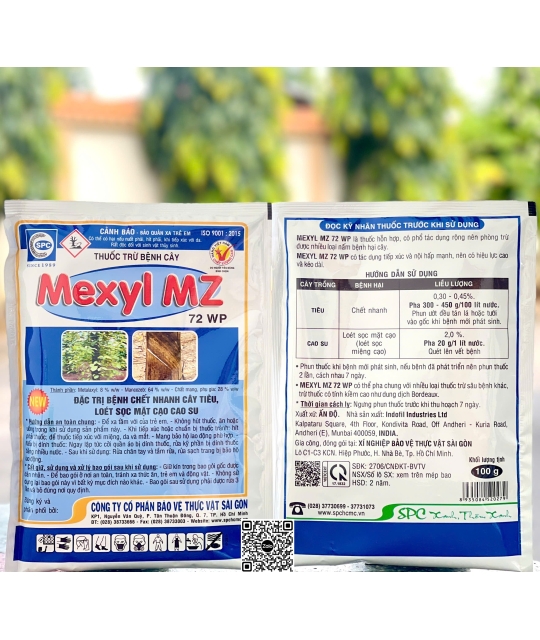 Mexyl 72WP - 100gr x 100 gói