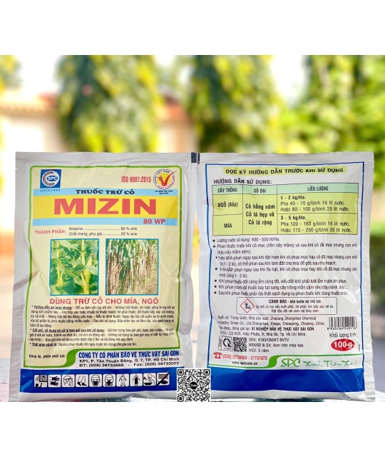 Mizin 80WP - 100gr x 100 gói