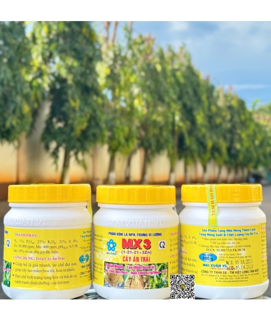 MX3 (Mai Xuân) - 400gr x 30 lọ