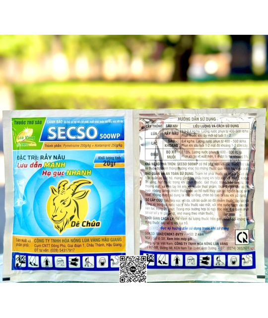Secso 500WP - 20gr ( 4 hộp x 50 gói )