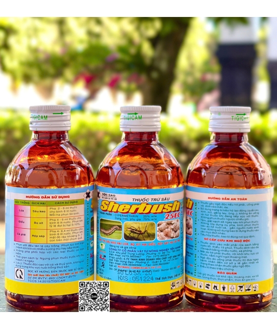 Sherbush 25EC - 240ml x 60 chai