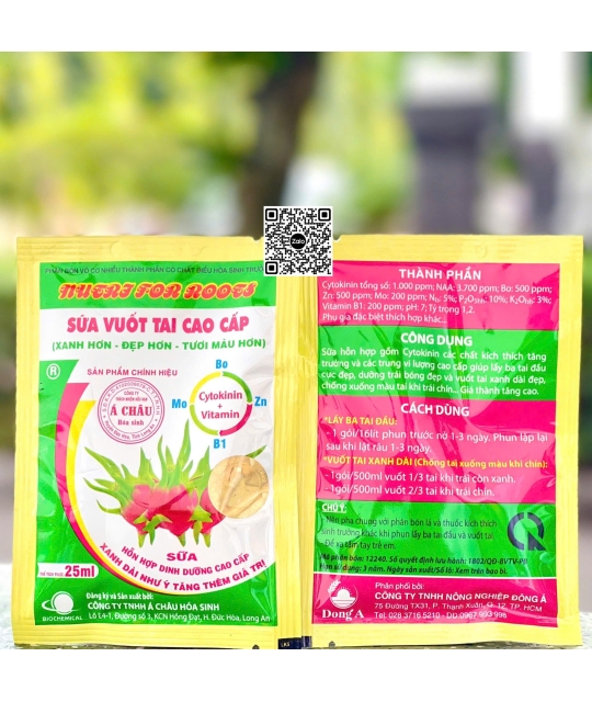 Sữa Vuốt Tai - 25ml (8h x 50 gói) (AC-Nutri For Roots) 