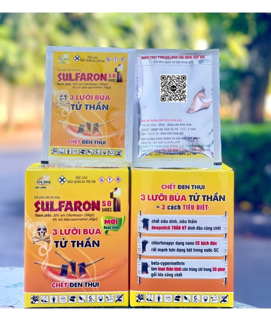 SULFARON SỐ 1 340EC - 20ML (50h x 10 gói) Lưỡi Búa