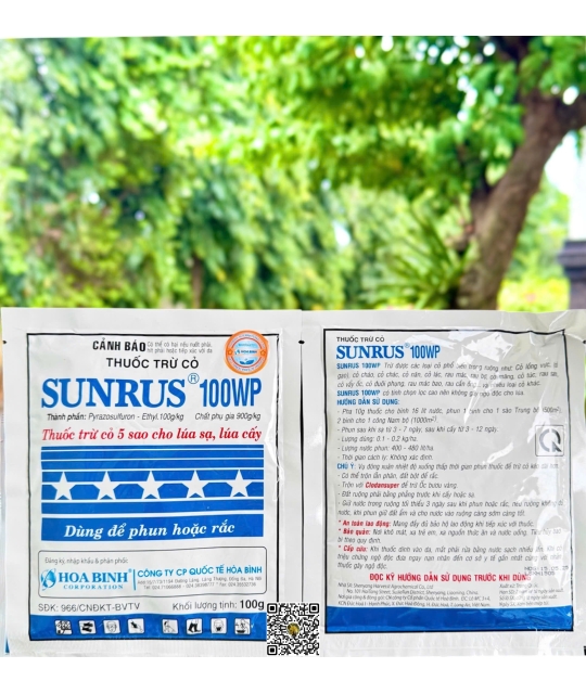 Sunrus 100WP - 100gr x 100 gói