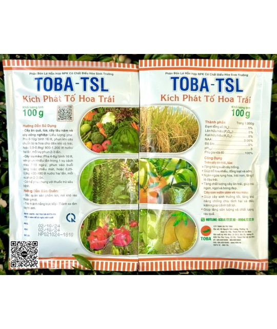 Toba - Kích Phát Tố - 100gr x 120 gói (KPT)