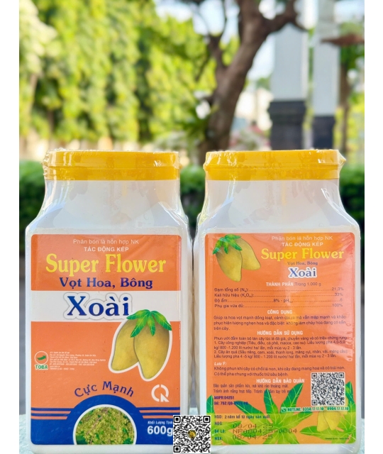 Toba - Vọt Hoa Xoài (Super Flower)- 600gr x 12 hộp