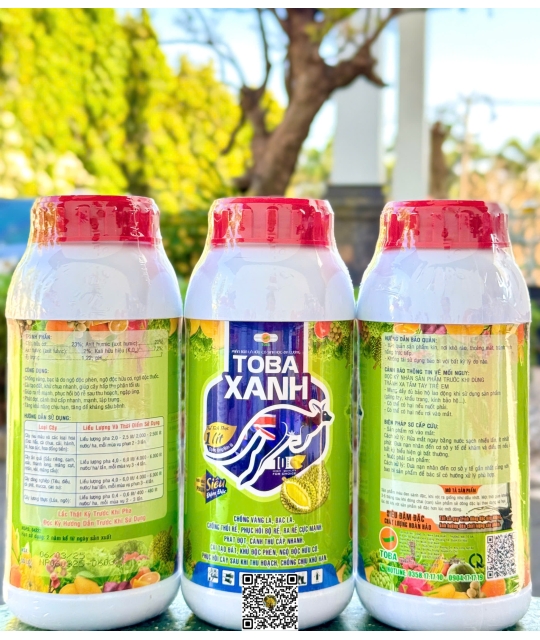 Toba - Xanh Sầu Riêng - 1 lít