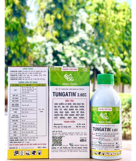 Tungatin 3.6EC - 480ml x 40 chai