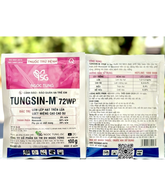 Tungsin M 72WP - 100gr (4h x 25 gói)