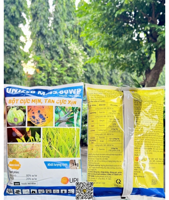 Unizeb M-45 80WP - 1kg Vang x 10 gói