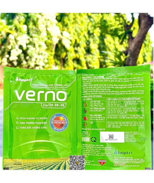 Verno Cu30+Zn30 - 250gr x 40 gói