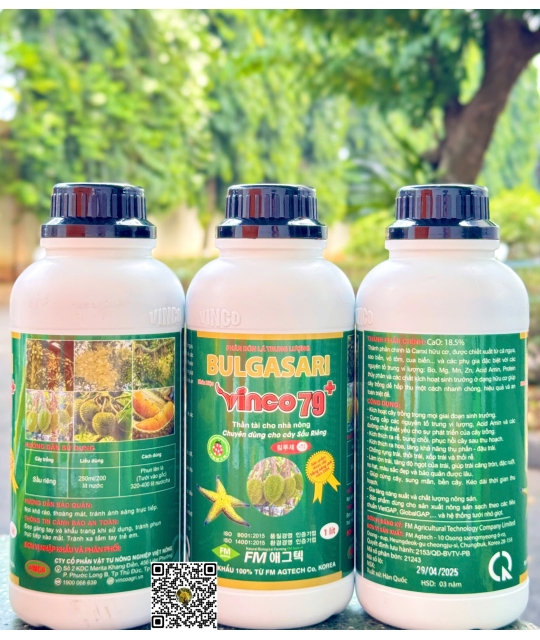 Vinco 79 Sầu Riêng - 1 lít Nhãn Xanh