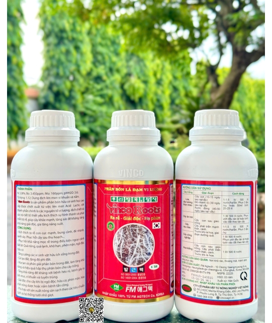Vinco Root - 1 lít x 15 chai