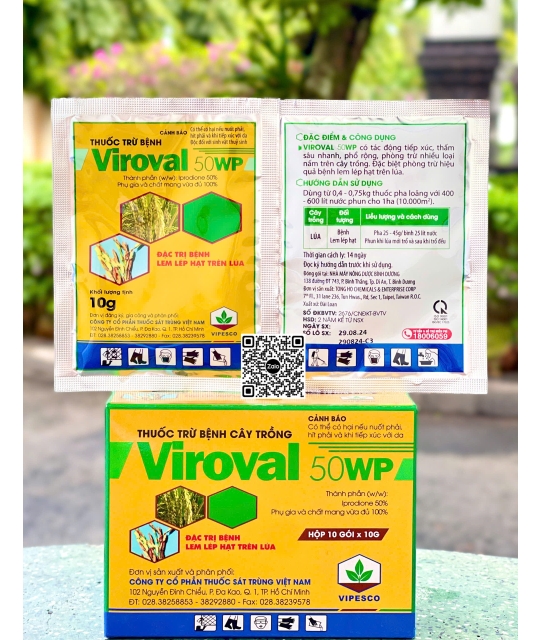 Viroval 50WP - 10gr ( 50h x 10goi)