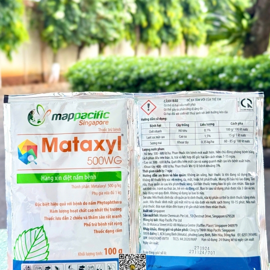 Mataxyl 500WG Cốm - 100gr x 100 gói