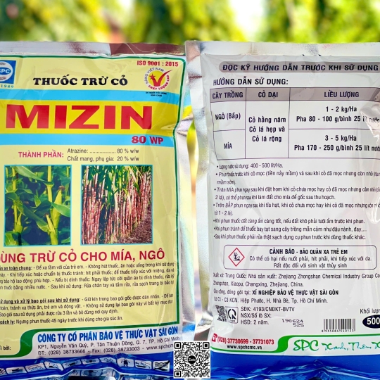 Mizin 80WP - 500gr x 30 gói