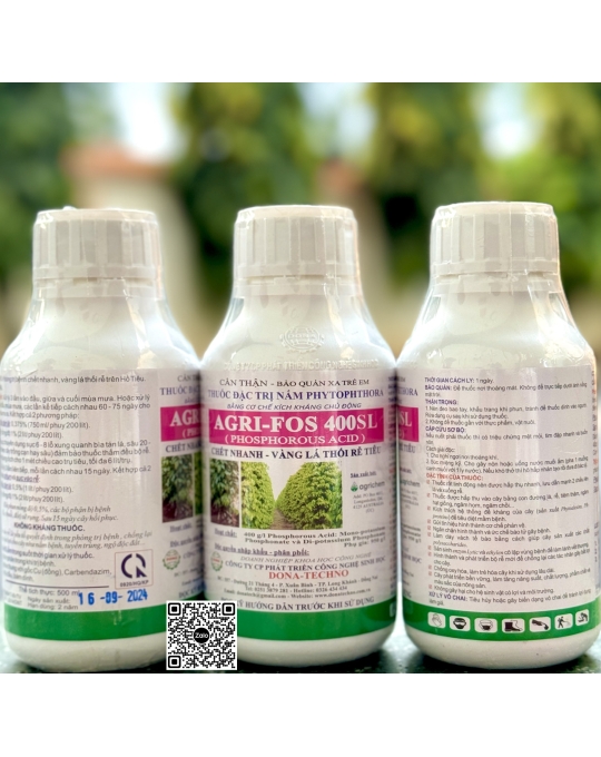 Agri Fos 400SL Tiêu - 500ml x 20 chai