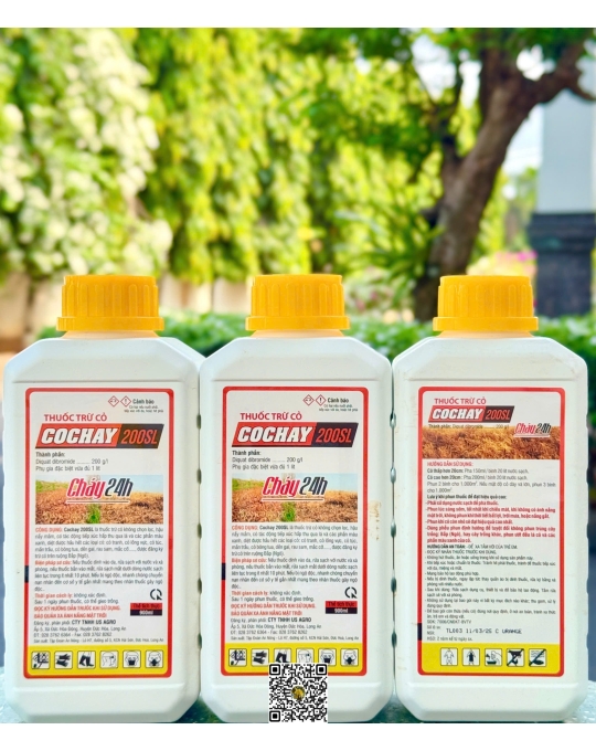 Cỏ Cháy 200SL 24H Trắng - 900ml x 20 chai