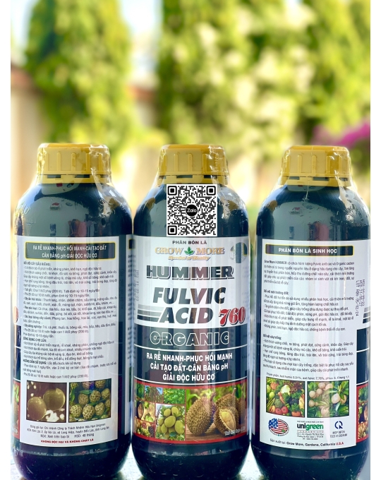 DN Fulvic Acid 760 -1 lít x 12 chai (Hummer)