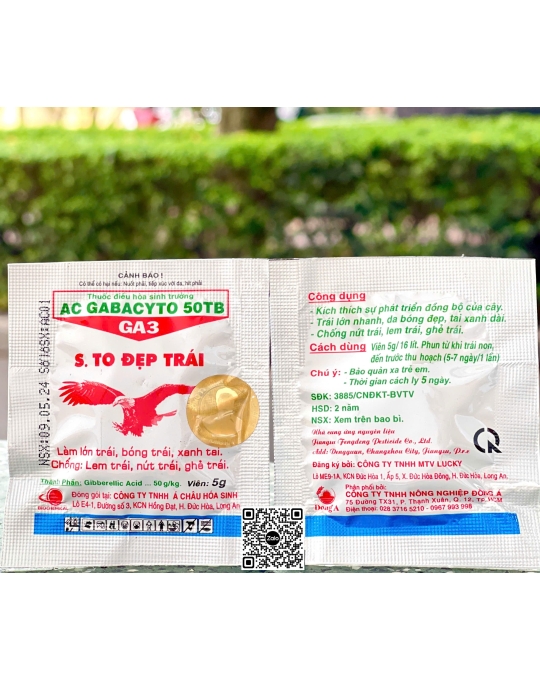 AC Gabacyto 50TB - 5 gr (10 bịch x 100 viên) (Gibber Con Ó)