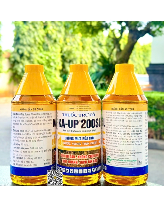Ka-Up 200SL- 900ml x 20 chai (nước vàng)