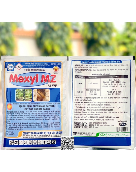 Mexyl 72WP - 100gr x 100 gói