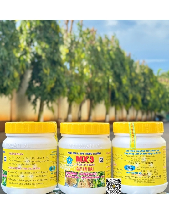 MX3 (Mai Xuân) - 400gr x 30 lọ