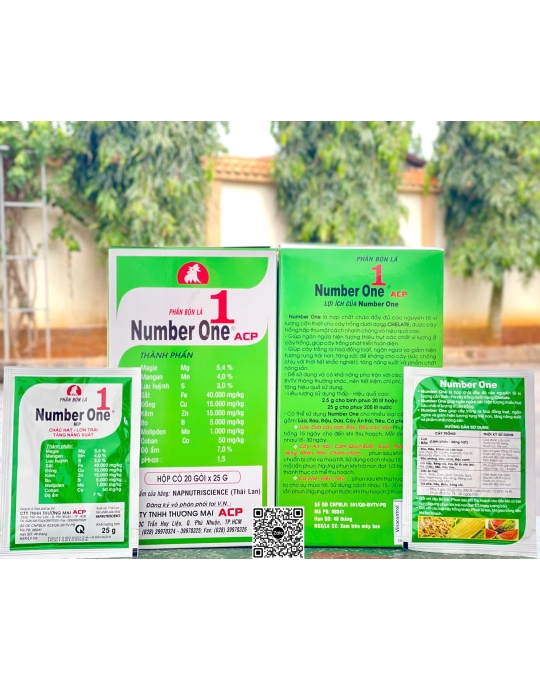 Number One - 25gr (10 hộp x 20 gói)