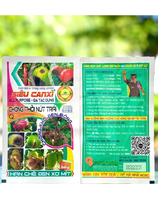 QN - Canxi Đa Tác Dụng - 50gr (10h x 30 gói) (siêu calci)