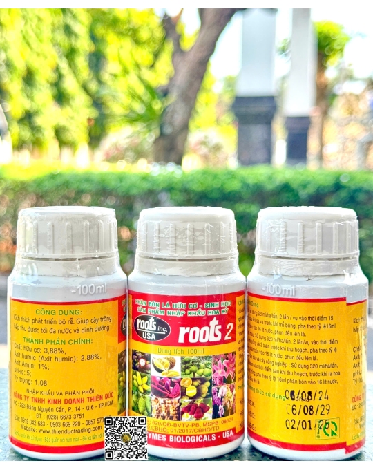 Roots 2 Đỏ - 100ml x 100 chai