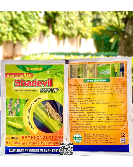 Shadevil 250WP 100gr x (2 hộp x 50 gói)