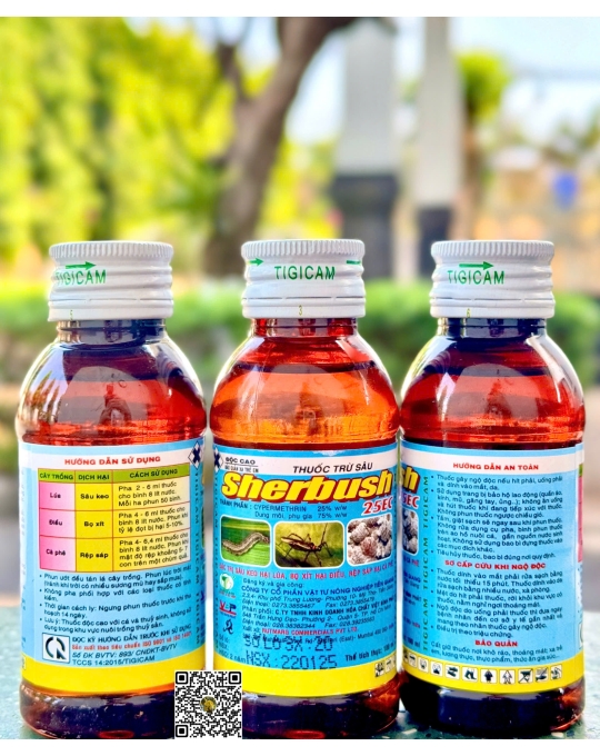 Sherbush 25EC - 100ml x 100 chai