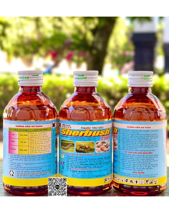 Sherbush 25EC - 240ml x 60 chai