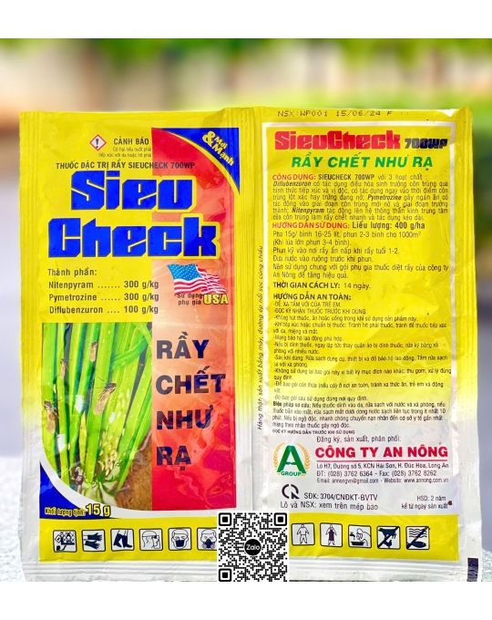 Siêu Check Vàng 700WP - 15gr (4h x 50 gói)