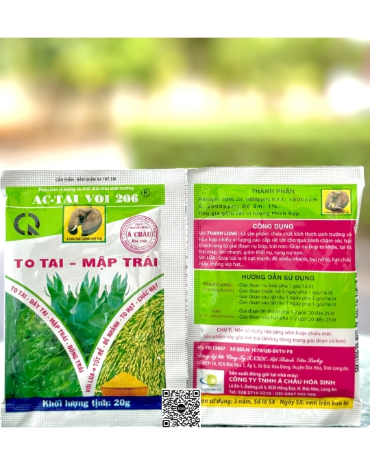 To Tai Mập Trái (AC-Tai Voi) - 20gr (8h x 100 goi)
