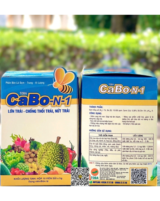 Toba - Cabo - 5gr (50 hộp)