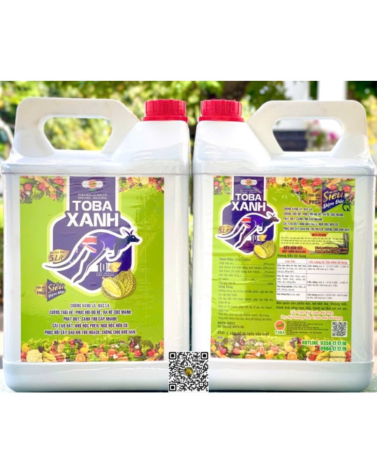 Toba - Xanh Sầu Riêng - 5 lít