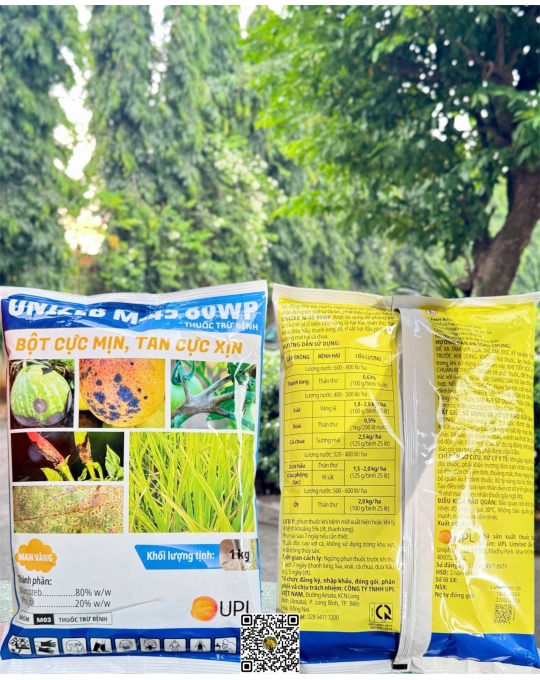 Unizeb M-45 80WP - 1kg Vang x 10 gói