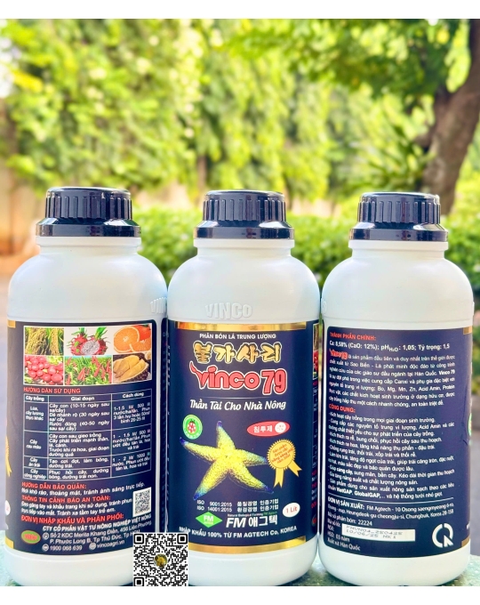 Vinco 79 - 1 lít x 15 chai