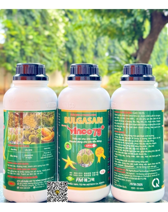 Vinco 79 Sầu Riêng - 1 lít Nhãn Xanh