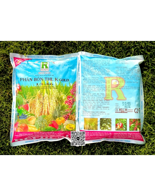 THL - K Gold 13-46 (KNO3) - 1kg Bao/50kg